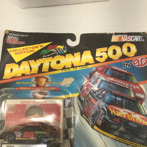 Racing Champions 1992 Daytona 500 Davey Allison Morgan Shepherd Geoff Bodine - Picture 5 of 12